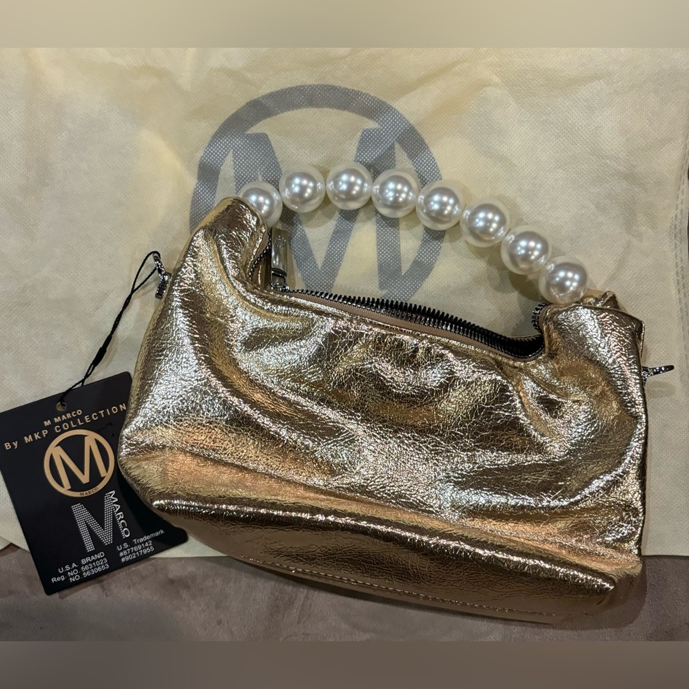 Pearl clutch bag NWT